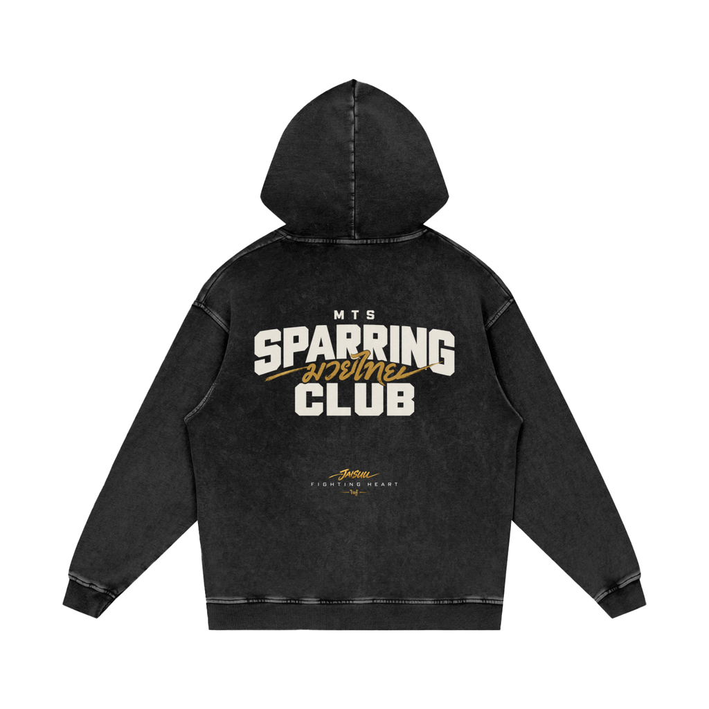 MTS SPARRING CLUB — Snow Washed Heavyweight Hoodie